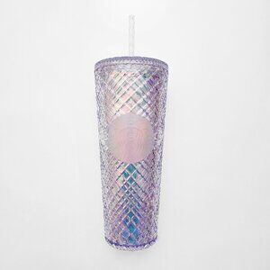 Starbucks 2022 Holiday Jewel Venti 24oz Tumbler with Straw (White) | Exclusive